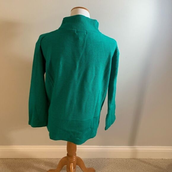 MELLODAY Ottoman Ribbed Knit Turtleneck - M - NWT - Picture 5 of 8